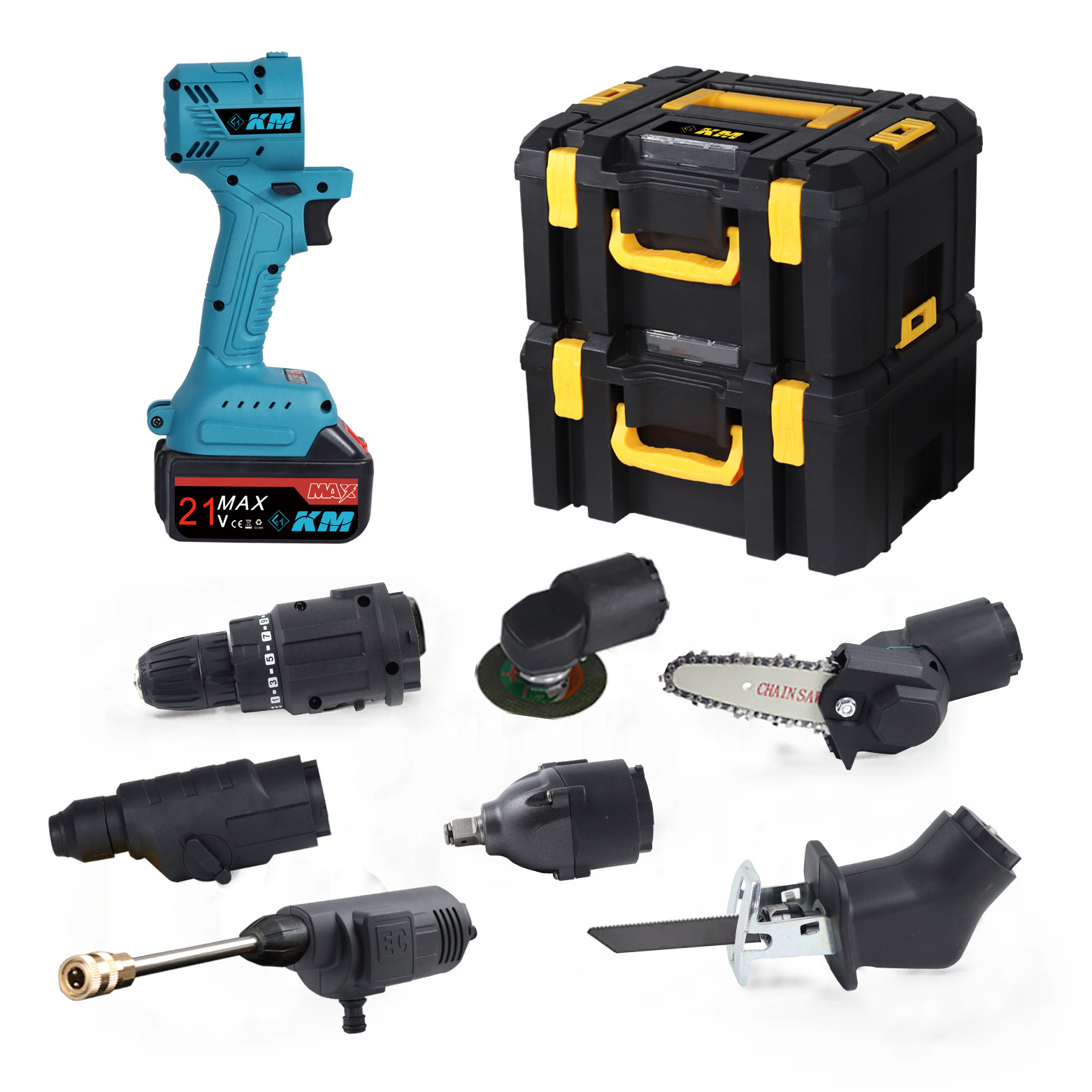 KM 18V 20V  24V 48V Cordless Combo Kit Electrical Tools for Electrician Hand Tool