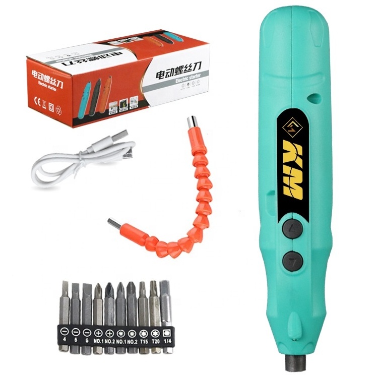 KM 3.6v Electric Rechargeable Battery Power Screw Driver lithium cordless screwdriver