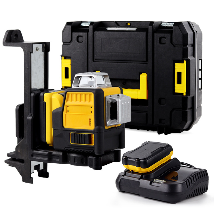 KM  12 Lines Self Leveling 3D Auto Rotary Construction Tool Nivel Laser Level 360 Degree Machine