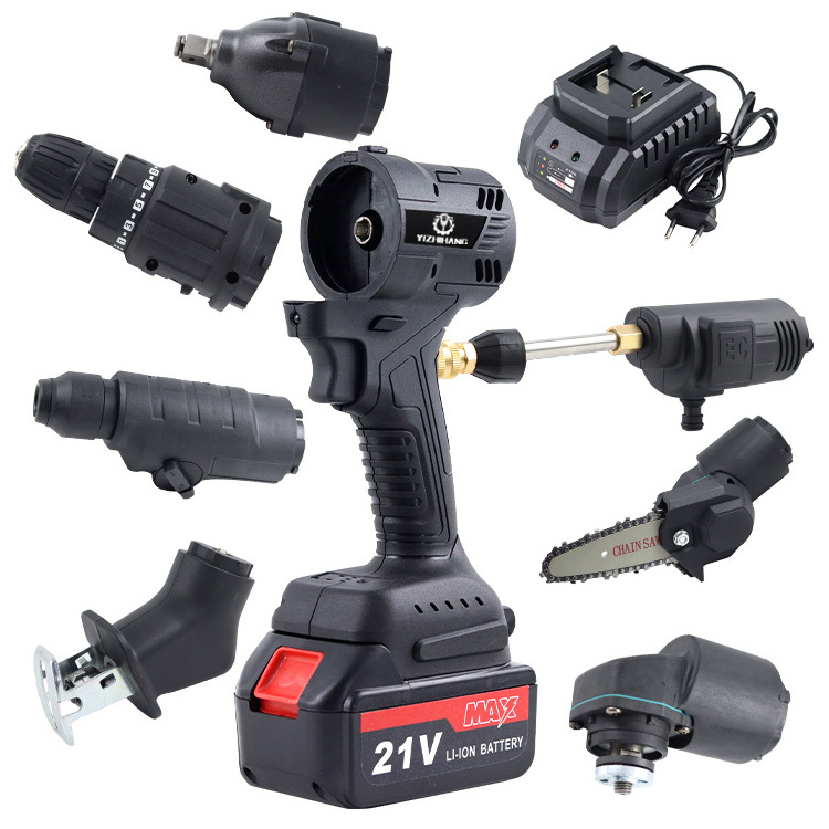 KM High Quality 7pcs Combo Kit 21v Hand Tools Cordless Electric Power tool Combo Kit