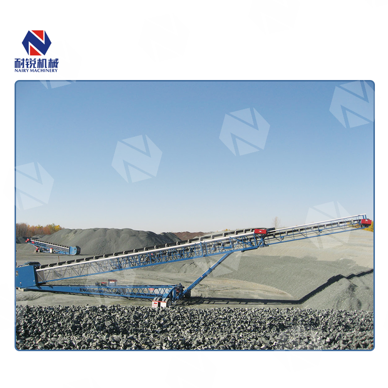 Material Mobile Stacker Reclaimer Equipment Rubber Belt Conveyor System Bulk Handling Conveyor