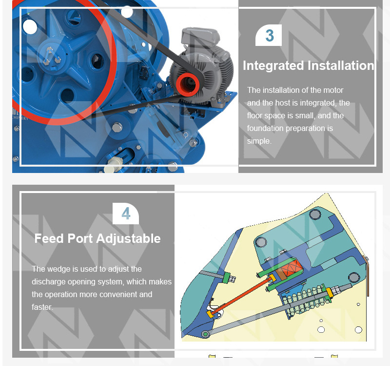 Automatic Manufacturing Companies Mineral Hummer Jaw Crushing Stone Pto Giant Rock Crusher Price In Nigeria