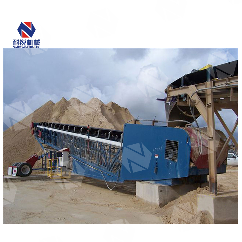 Material Mobile Stacker Reclaimer Equipment Rubber Belt Conveyor System Bulk Handling Conveyor