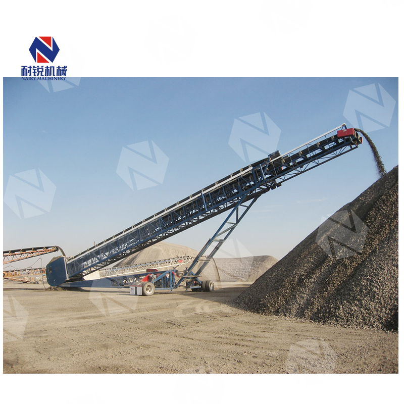 Material Mobile Stacker Reclaimer Equipment Rubber Belt Conveyor System Bulk Handling Conveyor