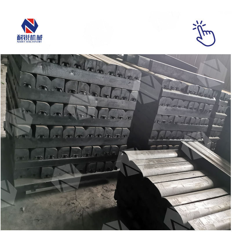 China Cement Ball Mill Rubber Bush Liner Motor Lining Blocks Sand Cast Mill Liners For Milling Machine