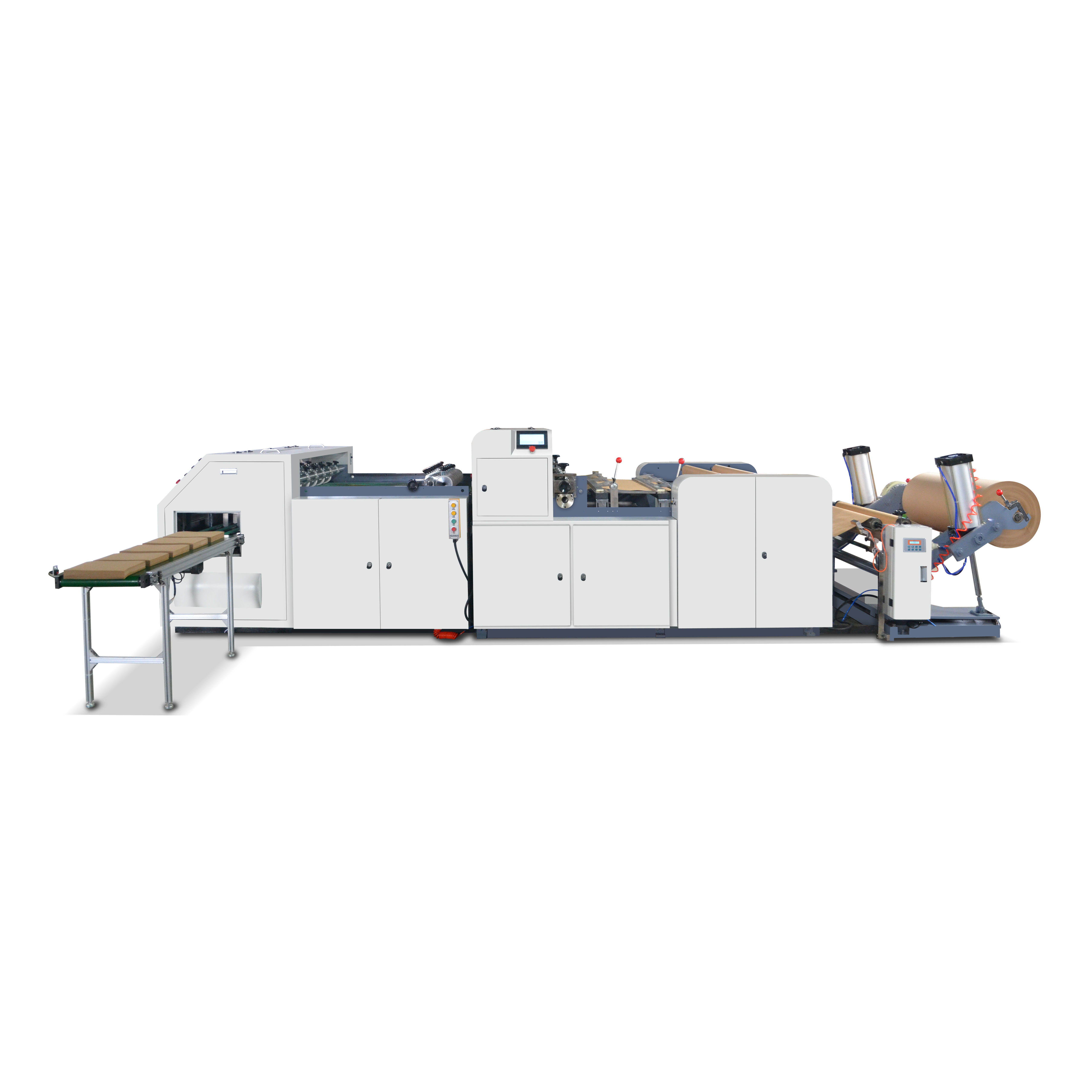 HJ-1400 Double Roll To Sheet Cutter A3 A4 A5 Size Printing Copy Paper Cross Cutting Touch Screen Die Rotary Cut Machine