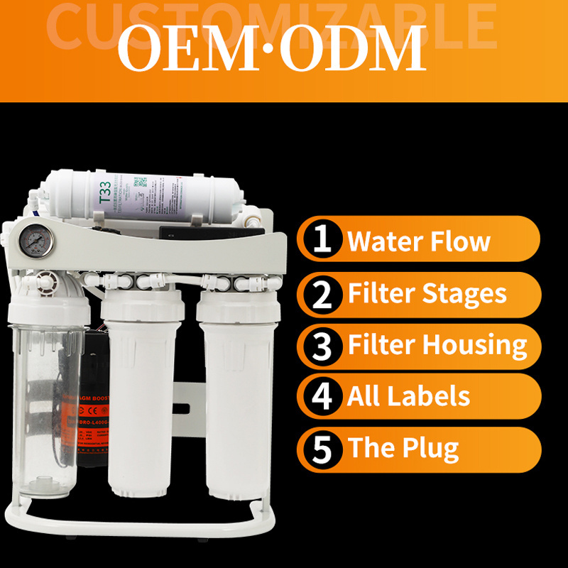 75G 400G reverse osmosis water filter  domestic and commercial high-flow water filters