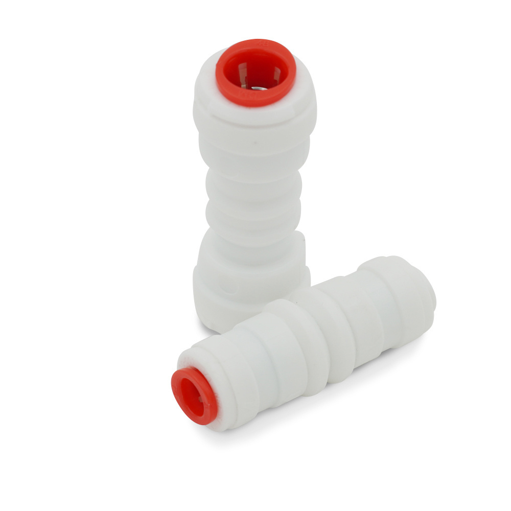 Free Sample 1/4'' 3/8'' L Shaped Elbow Ro Push Fit Plastic Quick Elbow Plastic POM Fittings for RO Water System