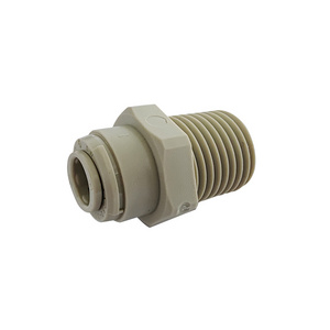 NPT 1/2" 1/4" 3/4" 6mm 8mm 12mm 10mm Free Sample Hdpe PE LDPE Tube Connector Reverse Valve Pipe Fittings for Water Filter System