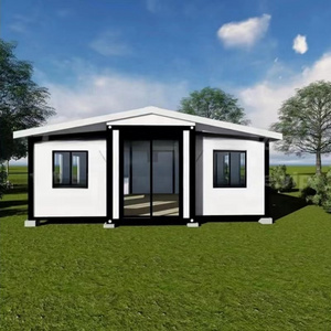 20ft 40ft Australia luxury modern modular prefab Villa 1 2 3 4 bedrooms foldable expandable container house