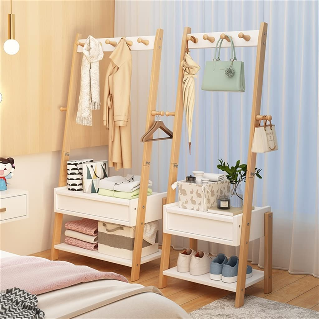 Wholesale custom wall moveable pins mounted wood hooks entryway coat rack with storage