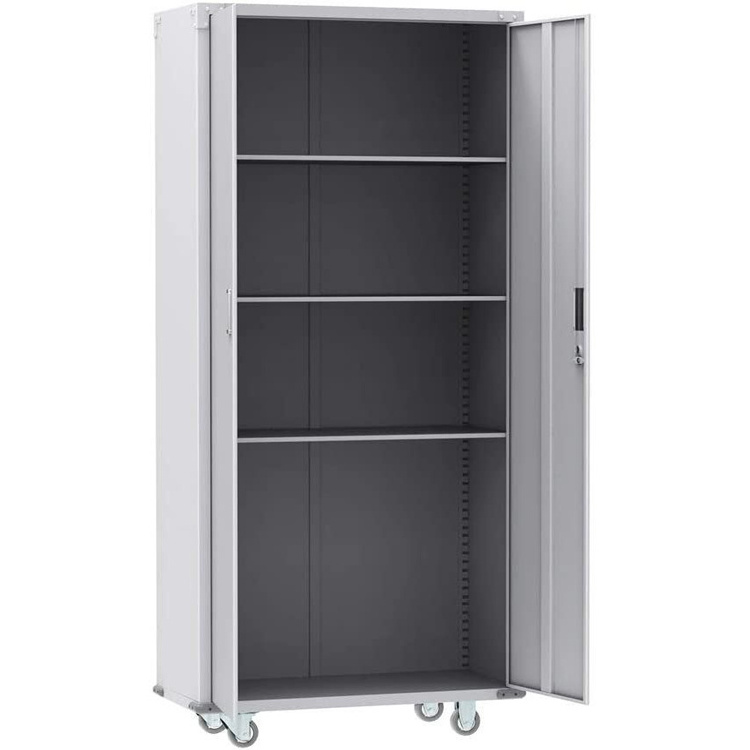 Australia hot sale KD tall steel tambour door cupboard filing cabinet for office area used