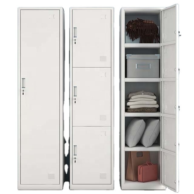 Office Hospital Wardrobe Locker Steel Almari Armoire Metal Wardrobe Locker 4 Door Lockers for Changing Room