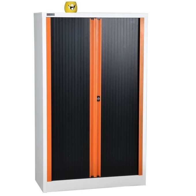 High quality office  furniture steel lockable rolling shutter door storage metal cabinet