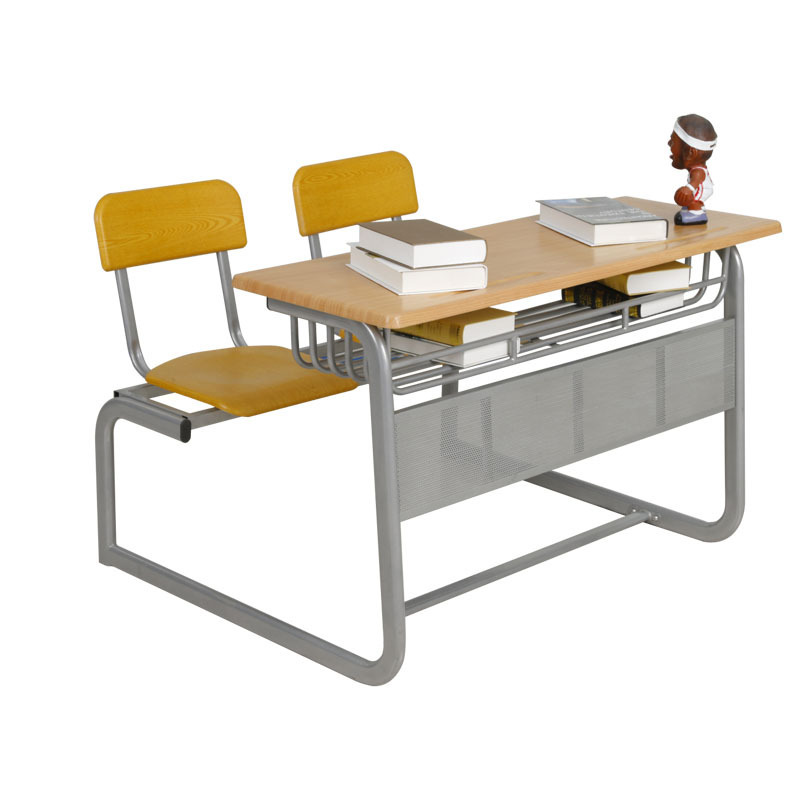 Educational equipment school furniture student desk and chair school desk and chair university row tables and chairs