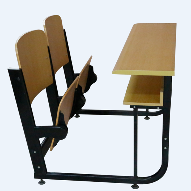 Educational equipment school furniture student desk and chair school desk and chair university row tables and chairs