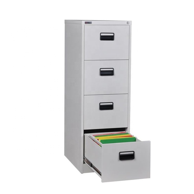 Office hanging filing locker metal file storage 4 drawer metal file cabinet drawer