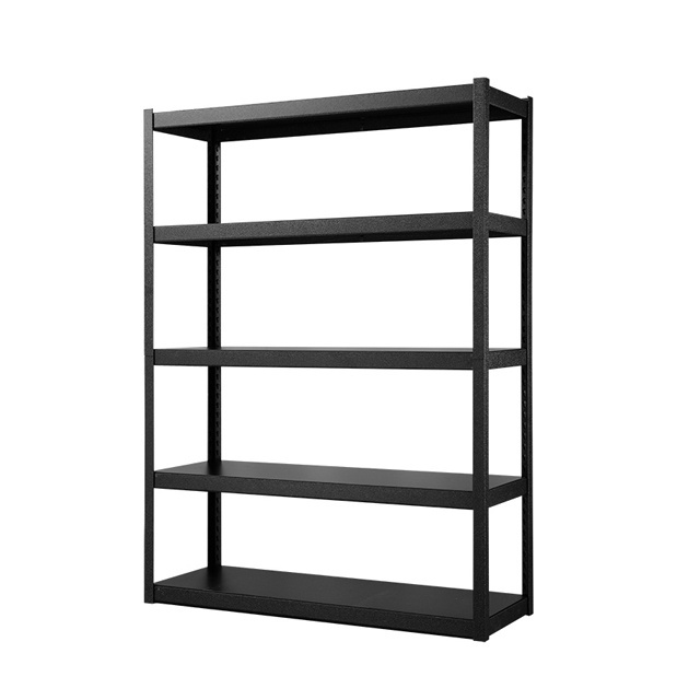 Silent black Storage Rack 5 Layers Light Warehouse Storage Shelf Boltless