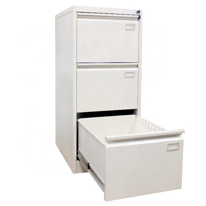 Office hanging filing locker metal file storage 3 drawer metal file cabinet drawer