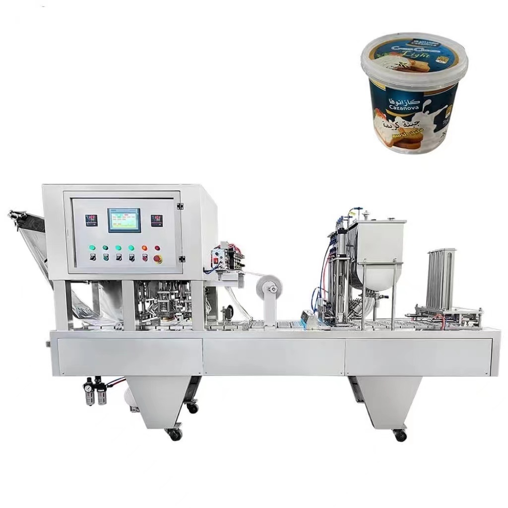 CD-20A-2 jelly and yogurt cup filling and sealing machine