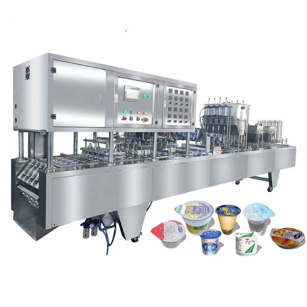 CD-20A-2 jelly and yogurt cup filling and sealing machine