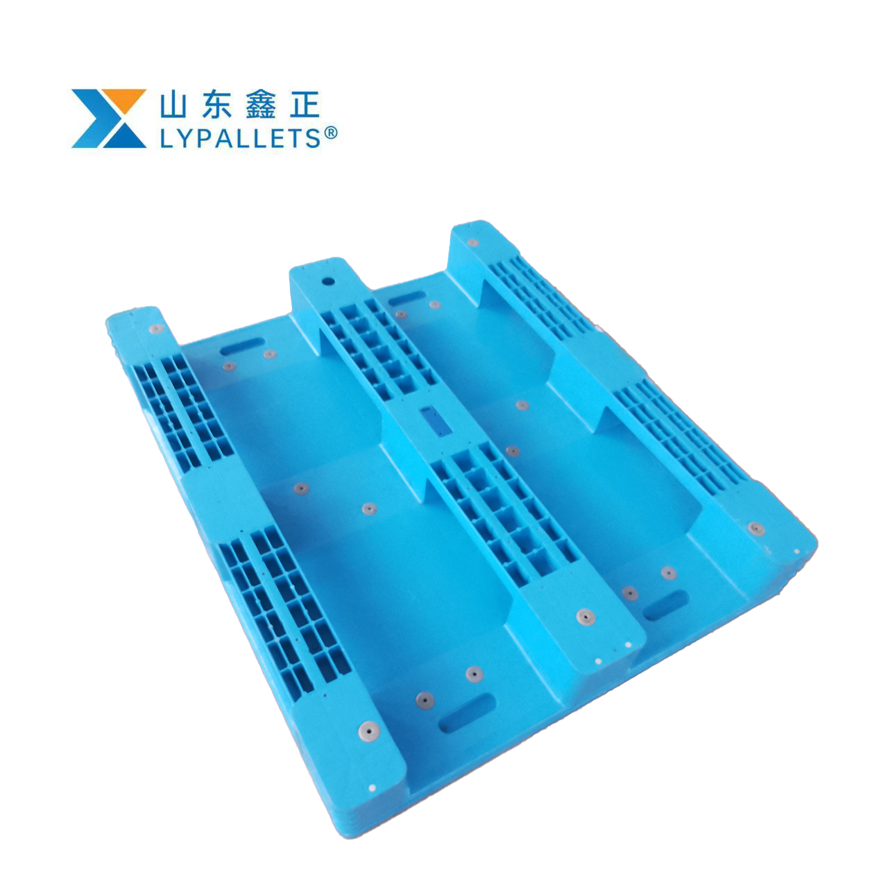 HDPE Heavy Duty 1200 x 1000 mm Plastic Pallet for Food Pharmaceutical Industry Hygienic Steel Warehouse Pallet