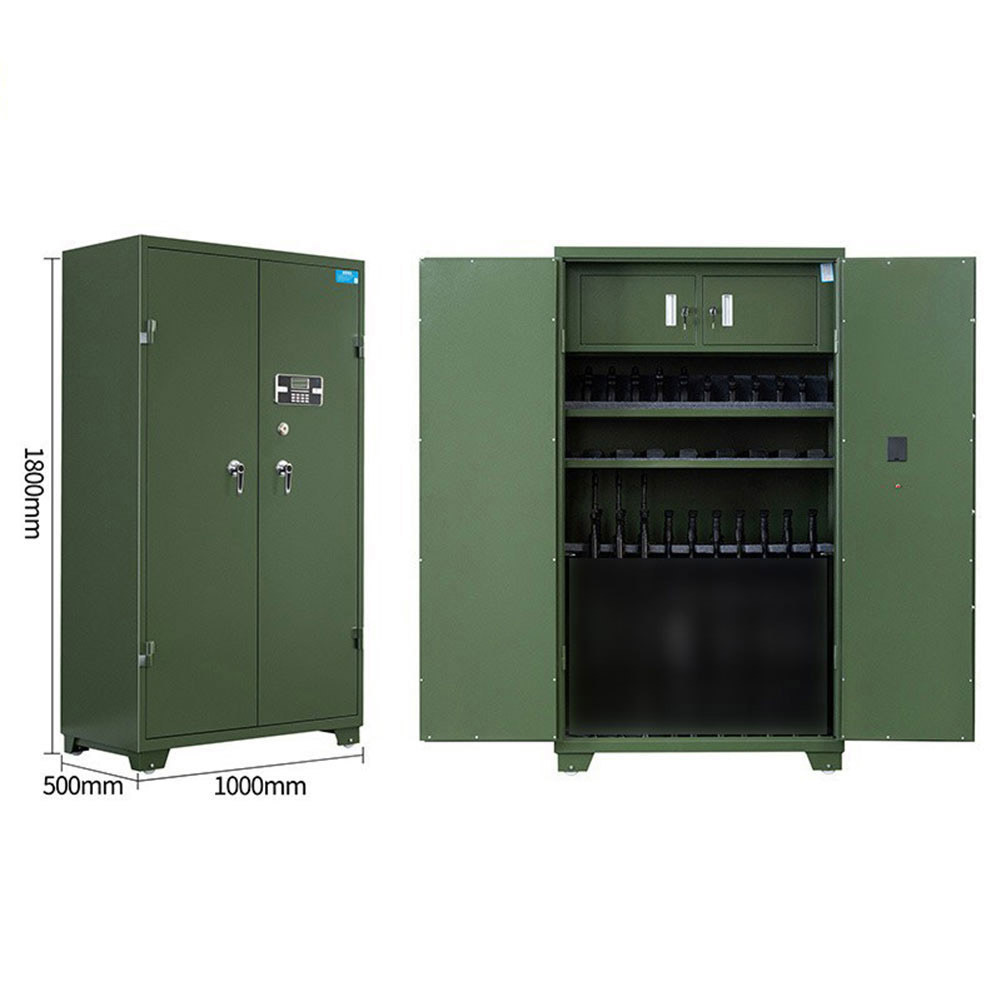 Wholesale Portable Locked Metal Gun & Ammo Storage Cabinets - Fingerprint Access Safes with Fireproof Shelves