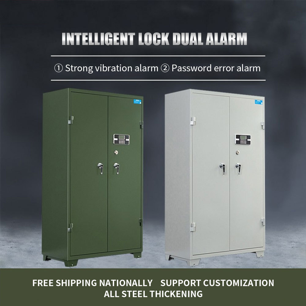 Wholesale Portable Locked Metal Gun & Ammo Storage Cabinets - Fingerprint Access Safes with Fireproof Shelves