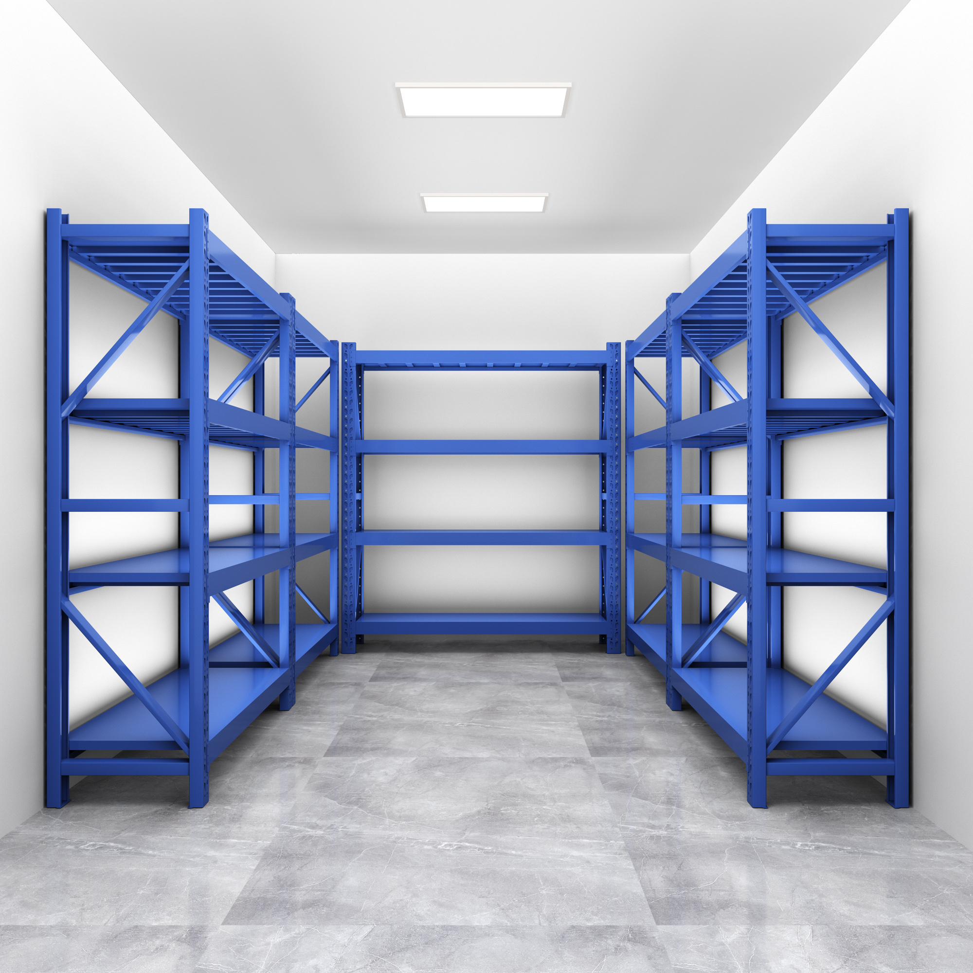 Metal Warehouse Storage Racking System - Adjustable Heavy Duty Shelves for Industrial Shelving Rack