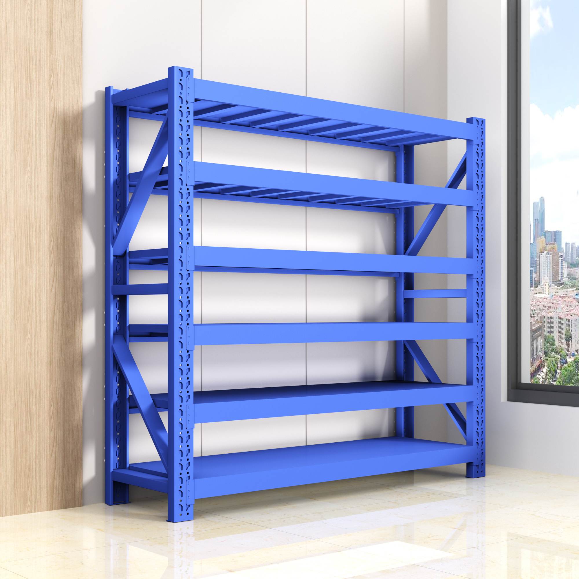 StoreMax 6 Tier Heavy Duty Metal Wire Shelving for Office and Garage Storage