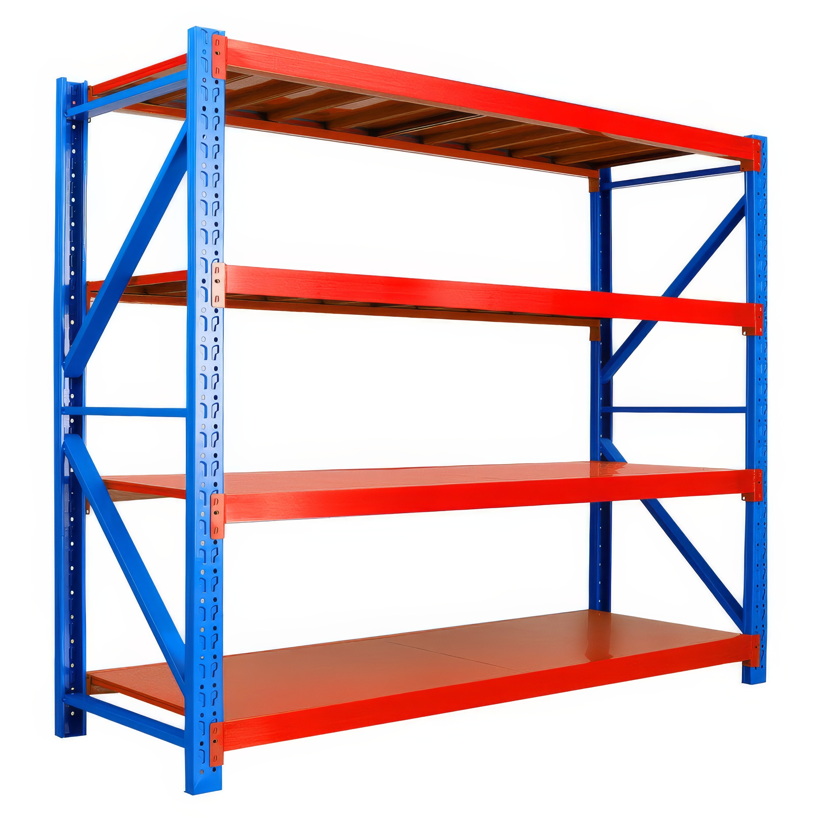 Industrial Strength Metal Boltless 5-Tier Storage Rack System - 4-Level Adjustable Shelving for Heavy Duty Storage