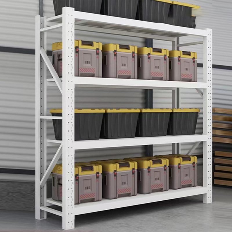 Adjustable Boltless Metal Shelves & Racks - Medium Duty Warehouse Storage System for Efficient Organization