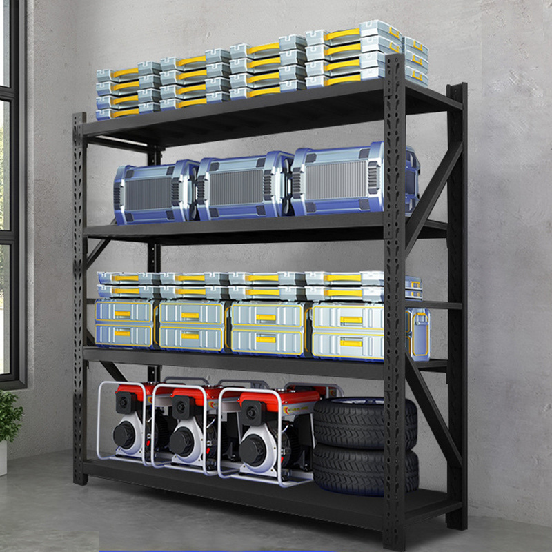 Industrial Grade Heavy-Duty Boltless Steel Storage Racks - Multi-functional 300kg per Layer for High-Capacity Warehouse Shelving