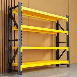 Industrial Open Type Adjustable Heavy Duty Steel Storage Shelves - Metal Shelving for Warehouse Racks, Estante De Prateleiras