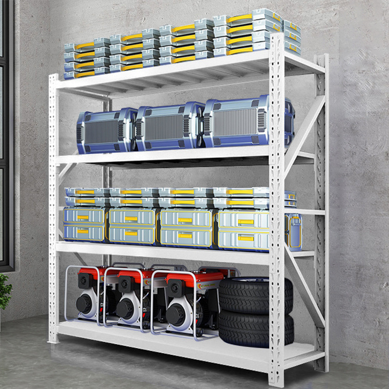 Industrial Grade Heavy-Duty Boltless Steel Storage Racks - Multi-functional 300kg per Layer for High-Capacity Warehouse Shelving