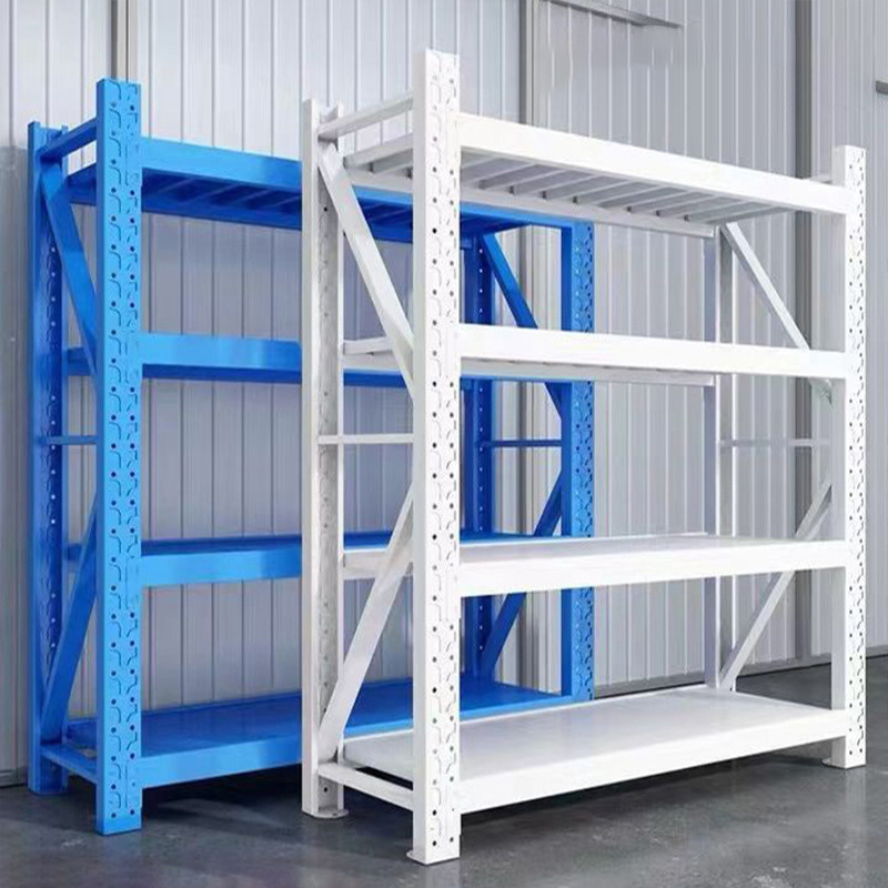 Industrial Grade Heavy-Duty Boltless Steel Storage Racks - Multi-functional 300kg per Layer for High-Capacity Warehouse Shelving