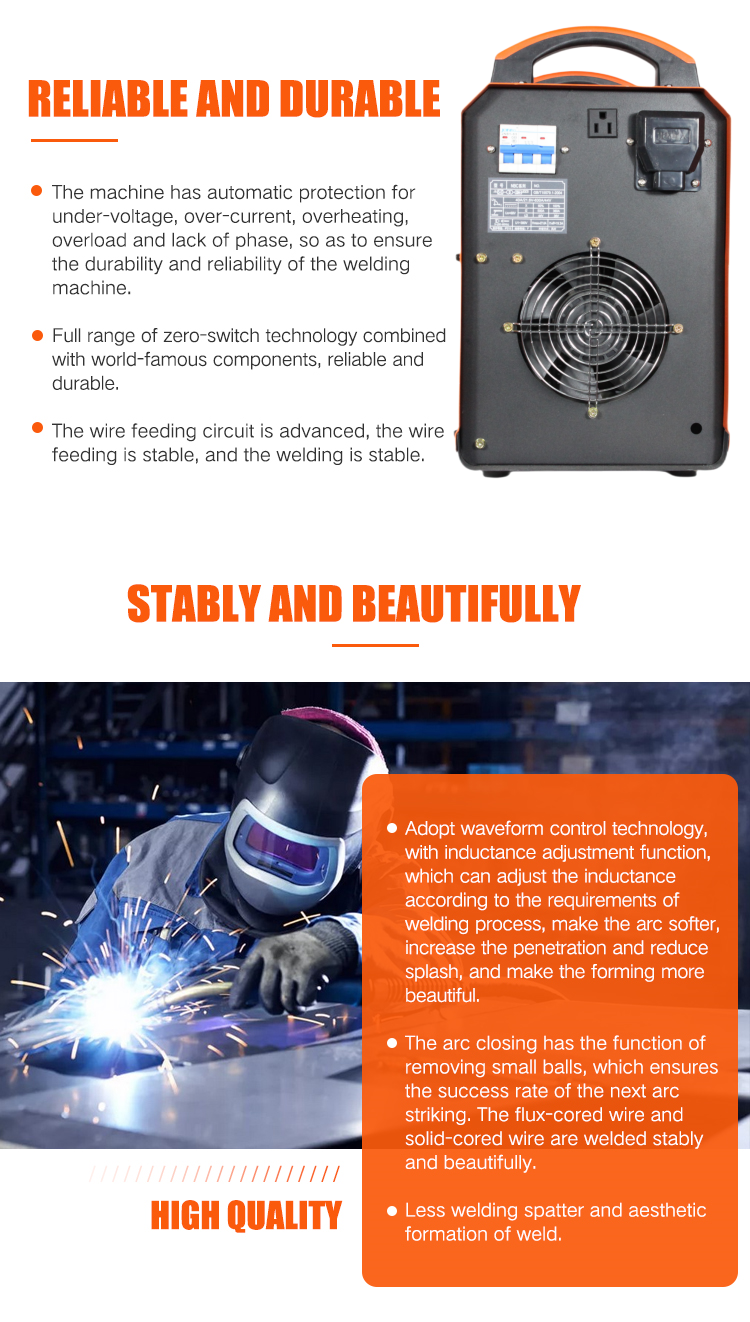 long-time working  high frequency induction welding machine luxury welder mig mag welding machine kit gas welder machine