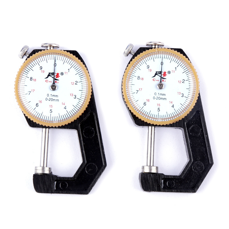 Dial Indicator Dial Gauge Thickness Measuring Tools For Metal Glass Rubbersteel Plate Pipe Fabric Elcometer Paper Leather