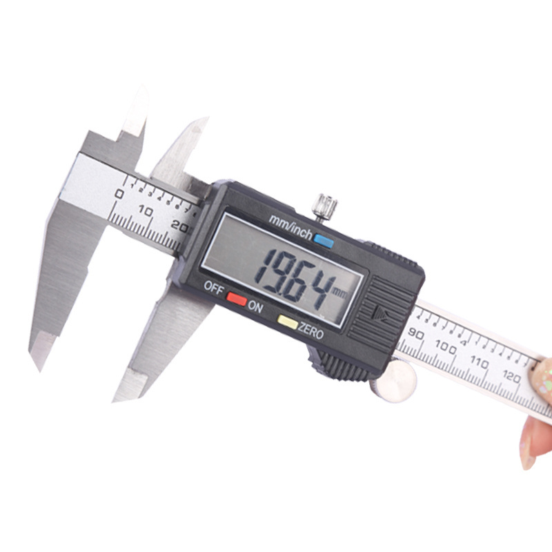 High Precision Plastic Carbon Fiber Insize Digital 150Mm Thumb Electric Dial Stainless Steel Sliding Electronic Vernier Caliper