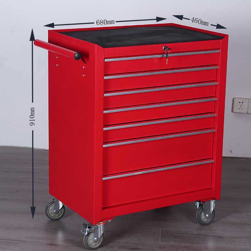 Mobile Metal Tool Chest Garage Organizer Drawers Storage Tool Trolley Tool Set Cabinet Drawers