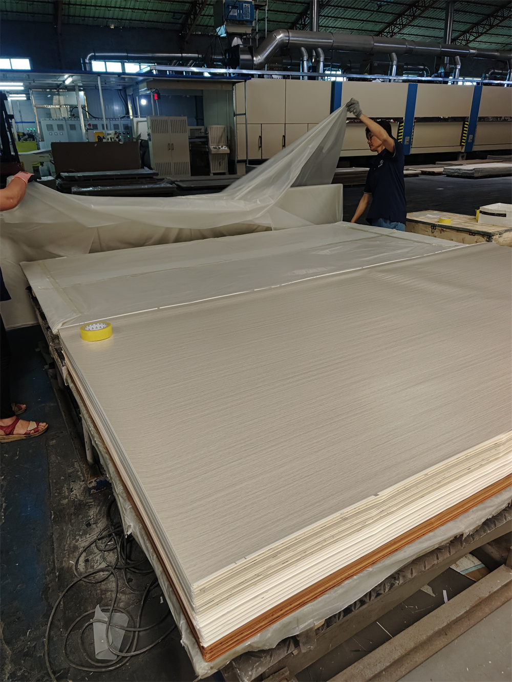 Impregnated Melamine Laminated Films Printing Decorative Paper for Furniture MDF chipboard Plywood