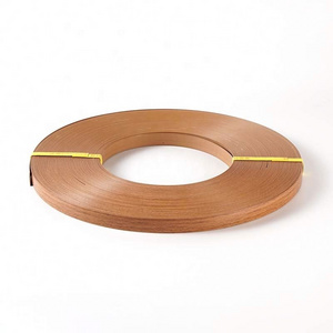 Furniture Accessories Gold Mdf Board Wood Grain Pvc Laminated Edge Strips Flexible Metal Strip Metal Furniture Trim