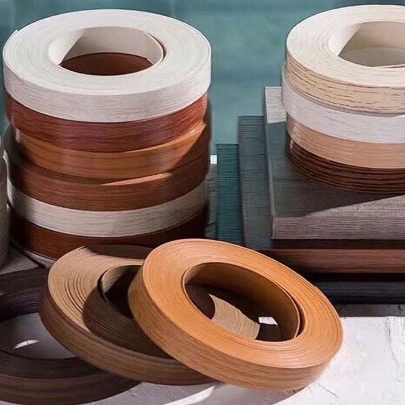 Wood Grain Pvc Edge Banding Flexible Plastic Strips For Kitchen