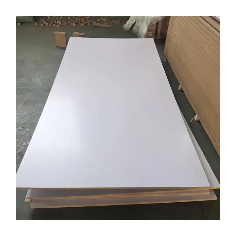 Sublimation Mdf Board Black Melamine Laminated Mdf Board 1220*2440 High Glossy Mdf