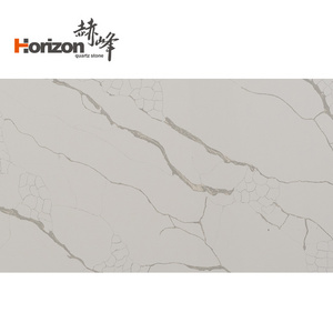 Horizon crystal White Quartz artificial Quartz Countertops For Kitchen Vanity Top Worktop carrara Quartz