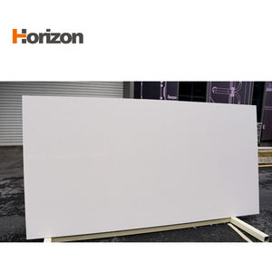 Horizon Carrara White Cheap White Quartz Stone Slab Quartz Jade Stone Carrara White Quartz Stone