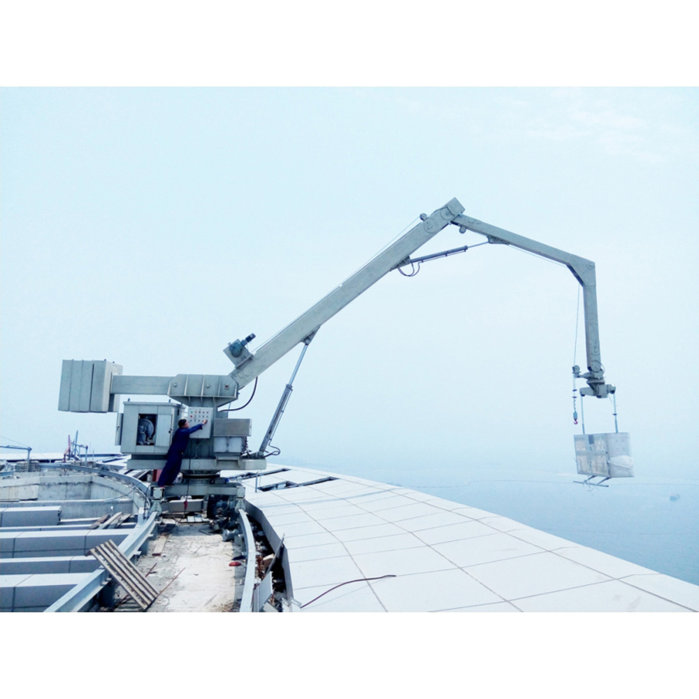 LINYIQUEEN High Safety Window Glass Cleaning High Building Maintenance Machine BMU Cradle Platform