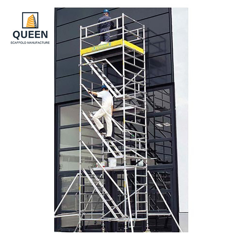 scaffold tower 4m good price for sale specialist OEM factory  6 metre telescopic scaffold 6mt aluminium scaffold