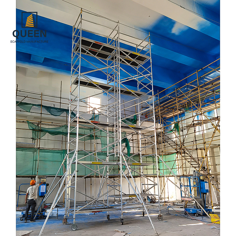 SGS certificate Used Scaffolding For Sale /portable scaffolding movable Aluminium Scaffolding