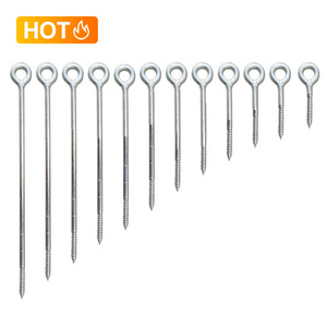 QUEEN eye hook screw Metal  swing eye bolts ring hook silver steel  lifting bolt scaffolding eye screw